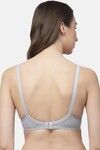Floret Double Layered Non-Wired Full Coverage Maternity / Nursing Bra - Cool Grey — thumbnail 2